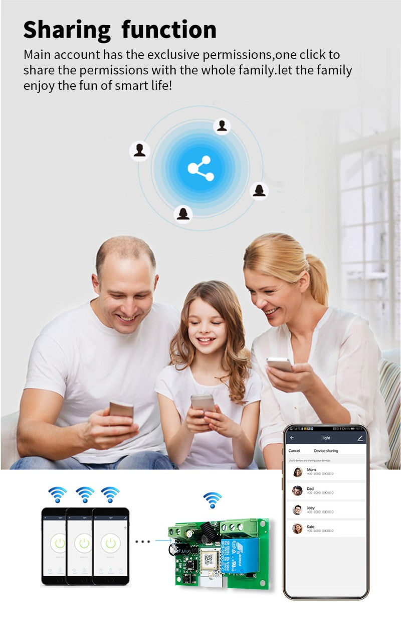 Interruptor Inteligente Zigbee de Contacto Seco, Módulo de Relé de Riel DIN de 1, 2 o 4 Canales, Relé RF de Dos Canales 433, 12V 24V 230V, Compatible con Tuya