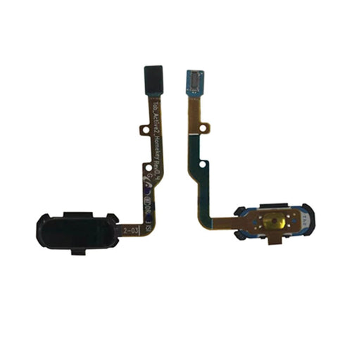 1 Uds botón de inicio tecla trasera de retorno para Samsung Galaxy Tab Active 2 SM-T390 T395 Cable flexible con Sensor de huellas dactilares negro