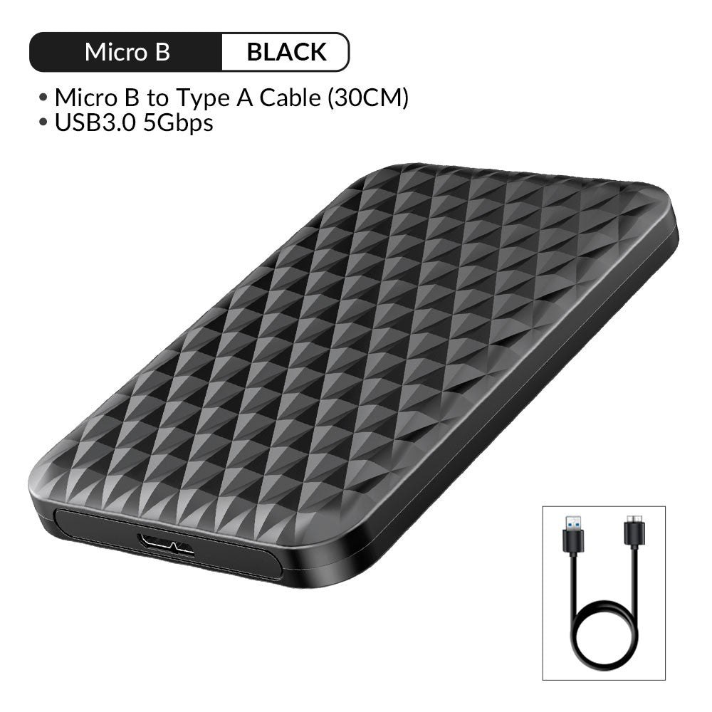 ORICO HDD externo 2,5 "funda HDD USB 3,0 a SATA 5Gbps funda de disco duro para 7-9.5mm 2,5 pulgadas SATA hd externo para PC