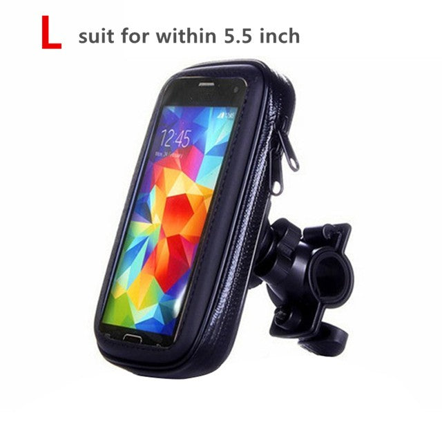 Soporte de teléfono para motocicleta y bicicleta, funda impermeable, bolsa de teléfono para bicicleta para iPhone Xs 14, Samsung s8 s9, soporte móvil, funda para patinete