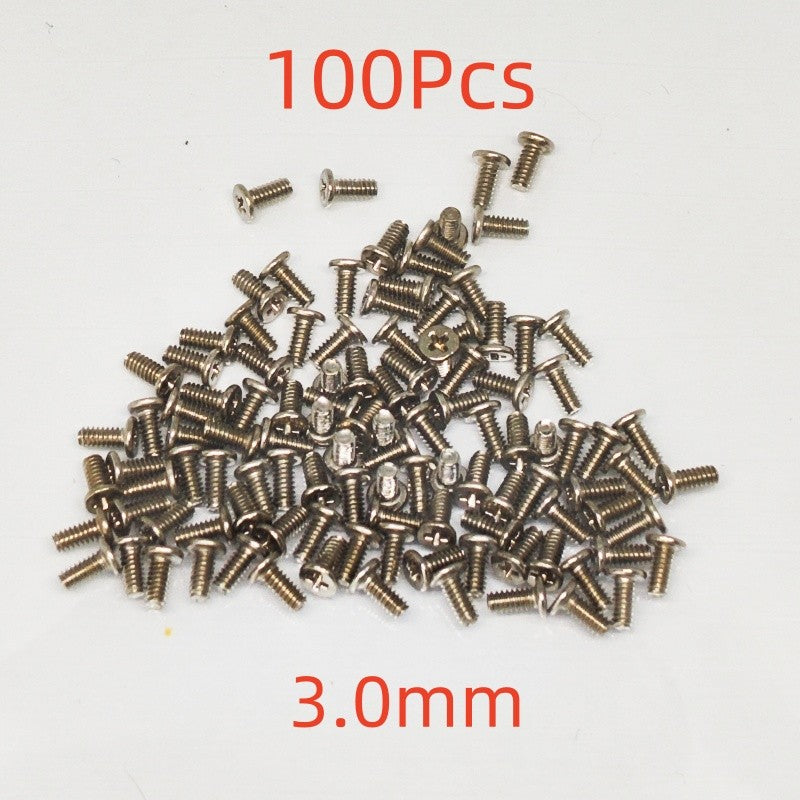100 unids/lote 3,0mm 3,5mm tornillos para Samsung Galaxy S22 S3 S4 S5 S6 S7 S8 S9 S10 S20 S21 A11 A71 Note 20 10 9 8 tornillo de teléfono