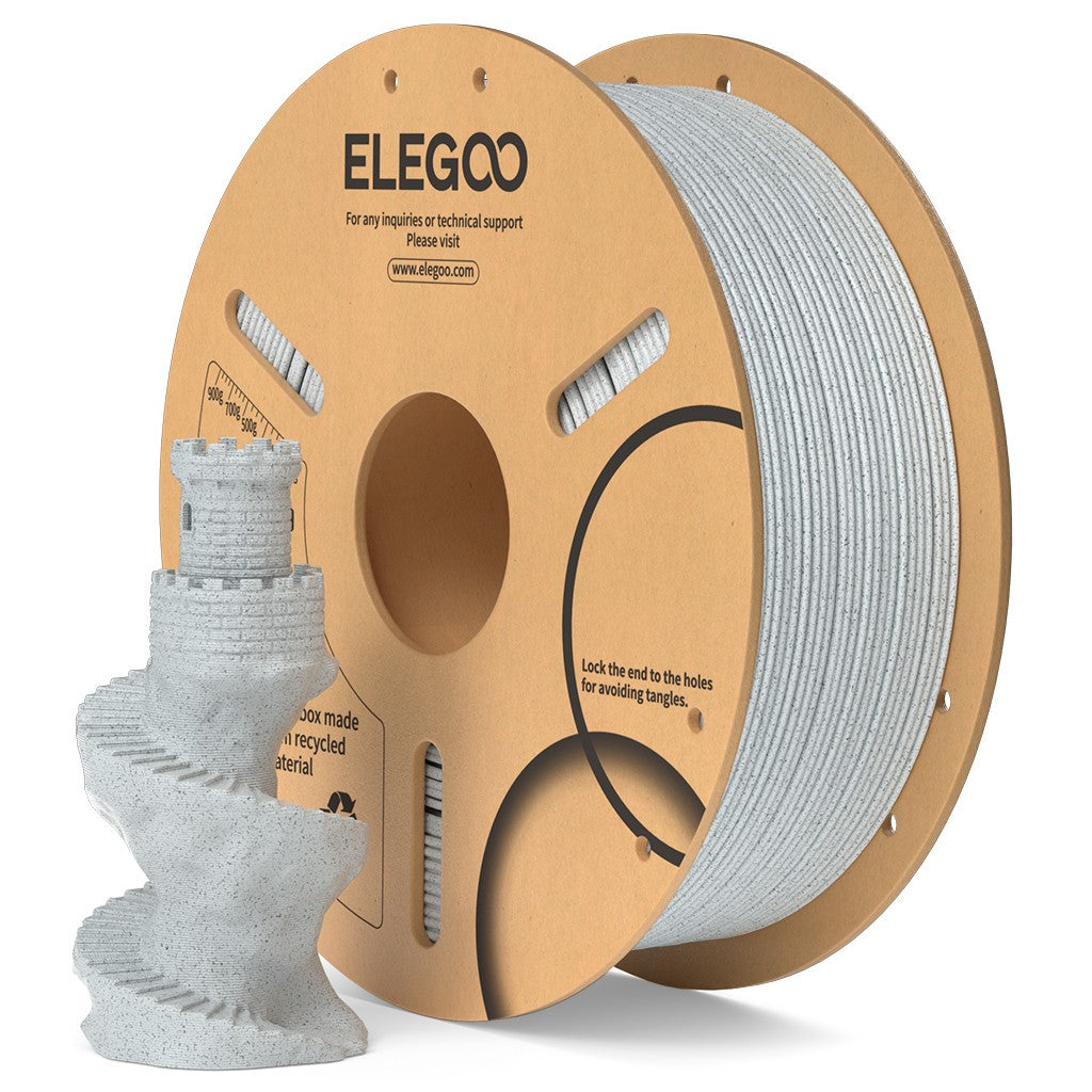 ELEGOO 1kg 1,75mm filamento PLA plástico 3D PLA para impresora 3D Material consumible para impresora 3D NEPTUNE 3 PRO FDM