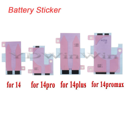 10 Uds pegatina adhesiva de batería para iPhone 11 12 13 Pro Max Mini 6 6S 7 8 Plus X XR XS reemplazo de pegamento de viaje de doble cinta