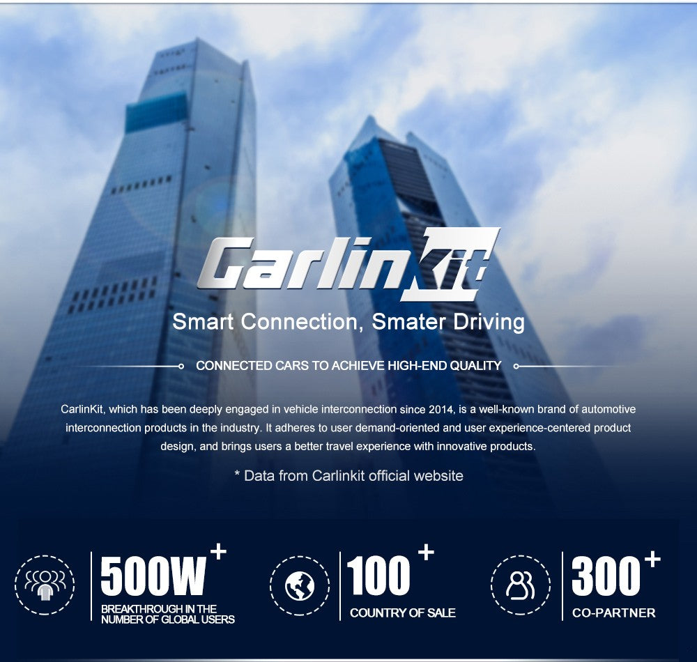 Caja de transmisión de video y TV con Android 13 CarPlay Ai Box SDM660 6225 CarlinKit HDMI inalámbrico para coche OEM 8G + 128G