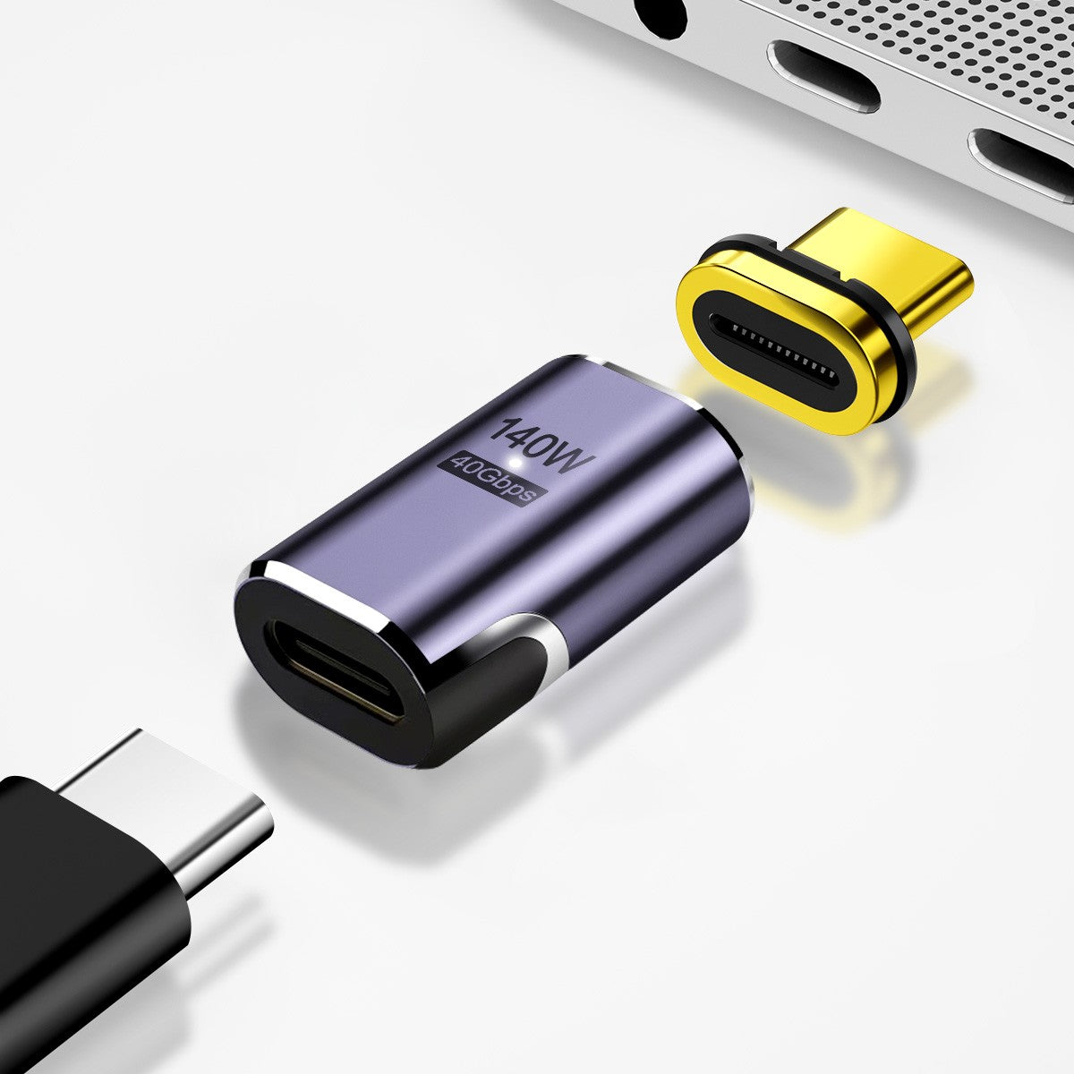 140W USB4.0 40Gbps Thunderbolt3 magnético tipo C OTG USB C a USB-C Cable convertidor magnético de carga rápida 8K @ 60Hz adaptador USB tipo C