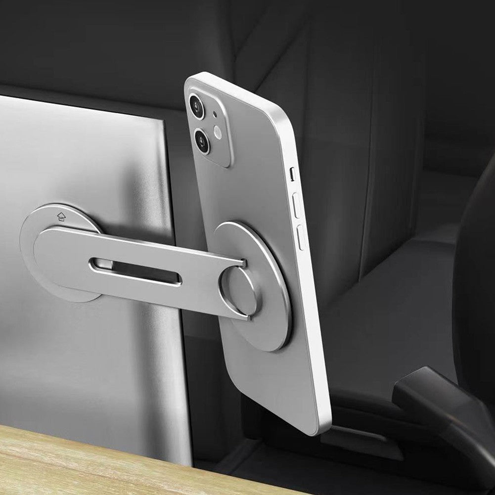 Soporte magnético de teléfono para Magsafe iPhone14 13 12 Pro Max, soporte para teléfono portátil, soporte para teléfono con tapa continua, soporte lateral para pantalla de Monitor magnético