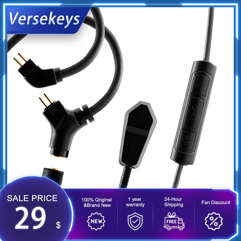Cable de auriculares Celest RUYI con Cable de micrófono de pluma desmontable Audio IEMs pastilla de Audio auriculares para juegos transmisión en vivo
