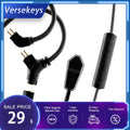 Cable de auriculares Celest RUYI con Cable de micrófono de pluma desmontable Audio IEMs pastilla de Audio auriculares para juegos transmisión en vivo