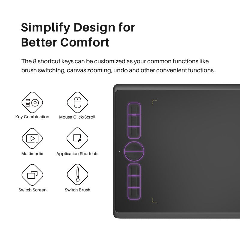 HUION tabletas gráficas H420X H580X H610X tabletas portátiles diseño de dibujo Digital animación tablero de artista Android OS compatible