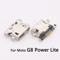 50 Uds conector Micro USB puerto de carga Jack Plug Dock para Motorola Moto G5 G5s G6 G7 G8 G9 Plus Play Power Lite piezas de reparación