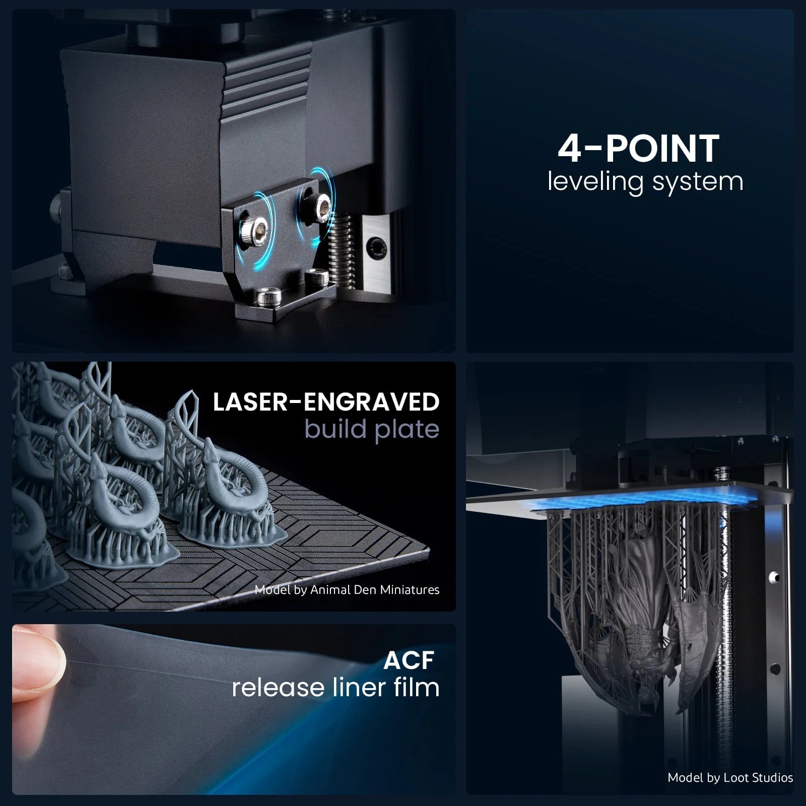 Impresora 3D ELEGOO SATURN 3 ULTRA 12K Mono MSLA, Impresora 3D de Resina LCD de 10'' y 12K, Velocidad de Impresión de hasta 150 mm/h, Tamaño de Impresión 219*123*260 mm