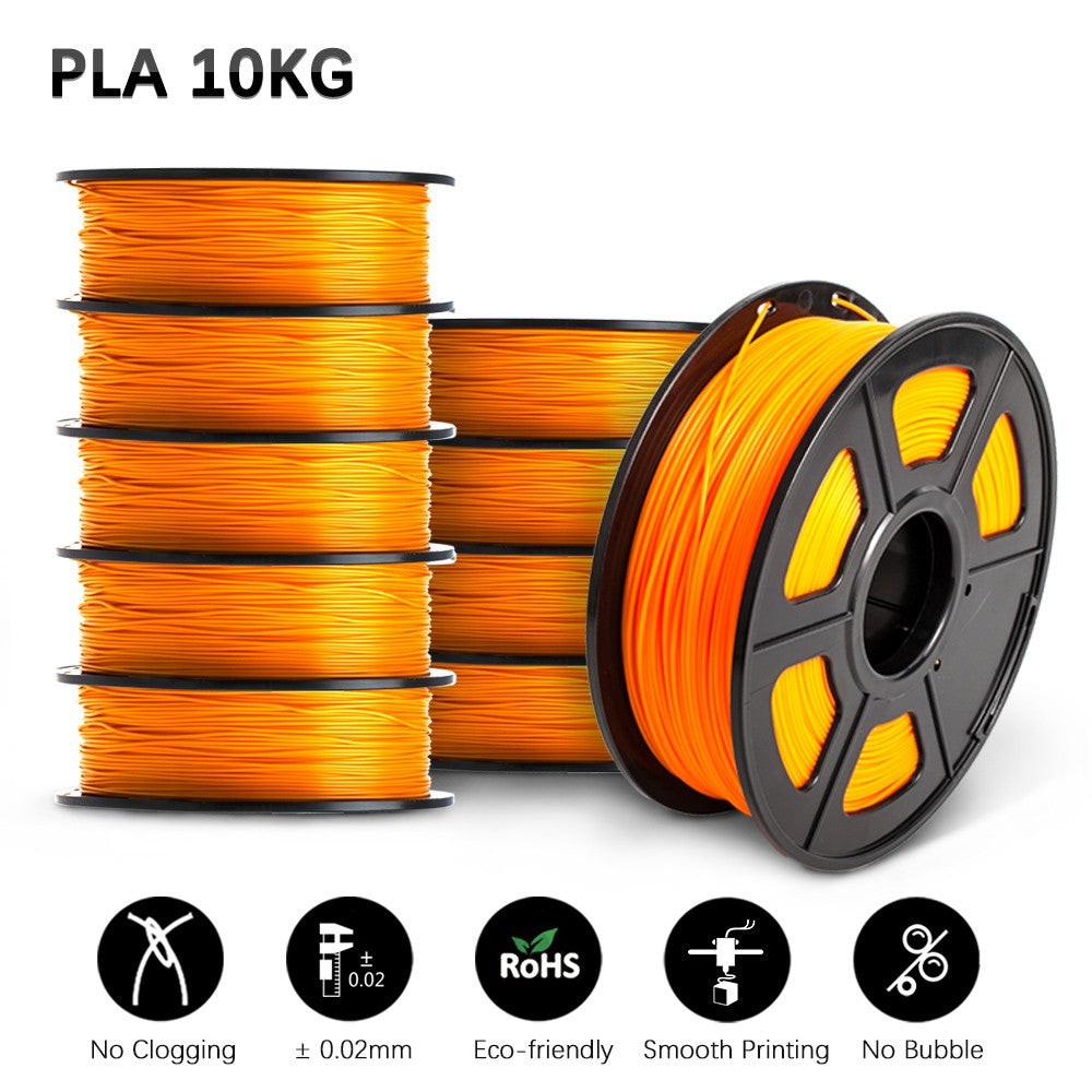 Filamento SUNLU 3D PLA/PLA PLUS de 10 kg (22 lb), 1.75 mm, Filamento para Impresora 3D, Ecológico y de Alta Resistencia