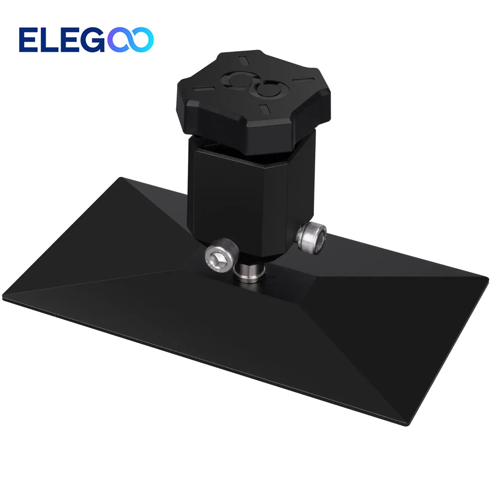 ELEGOO-Placa de construcción para impresora 3D SATURN 2 MSLA, piezas de impresora 3D con tornillos hexagonales antideslizantes y superficie arenada