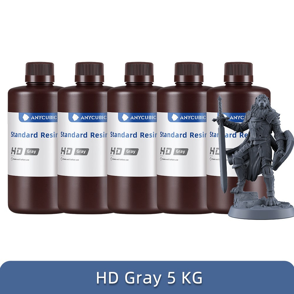 ANYCUBIC 5KG/10KG 405nm resina estándar UV/resina estándar V2 para impresora 3D Photon Mono 4 resina de impresión 3D resina sensible a los rayos UV