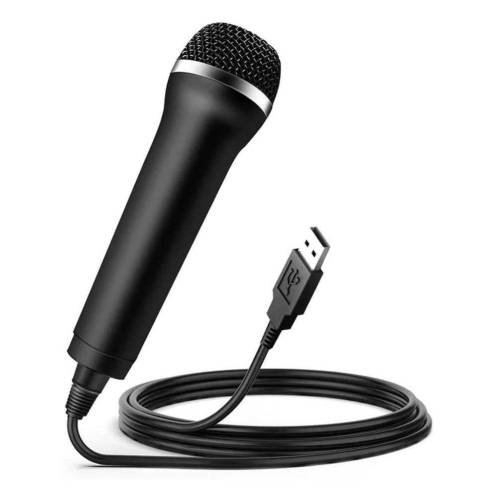 Micrófono de Karaoke con cable USB para Switch Wii, PS4, Xbox, PC, ordenador, condensador, grabación, Microfone ultraancho