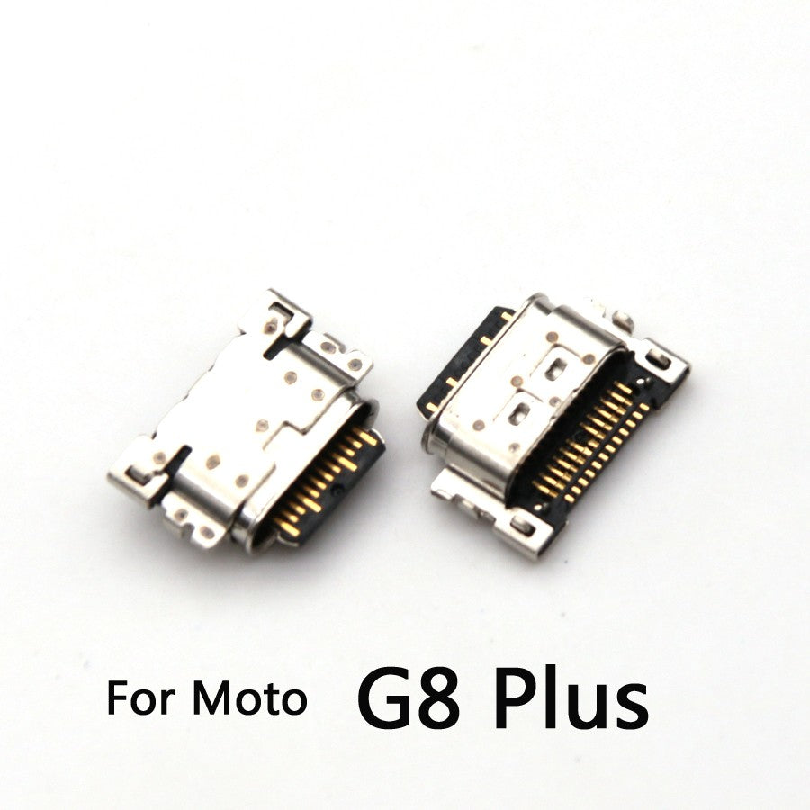 50 Uds conector Micro USB puerto de carga Jack Plug Dock para Motorola Moto G5 G5s G6 G7 G8 G9 Plus Play Power Lite piezas de reparación