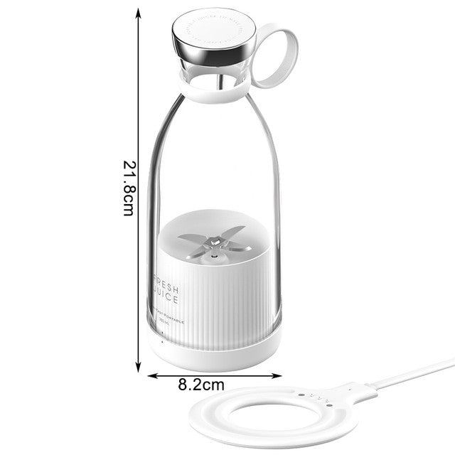 Exprimidor eléctrico portátil, minilicuadora Usb, extractores de frutas, batidos de alimentos, máquina multifunción para hacer jugo