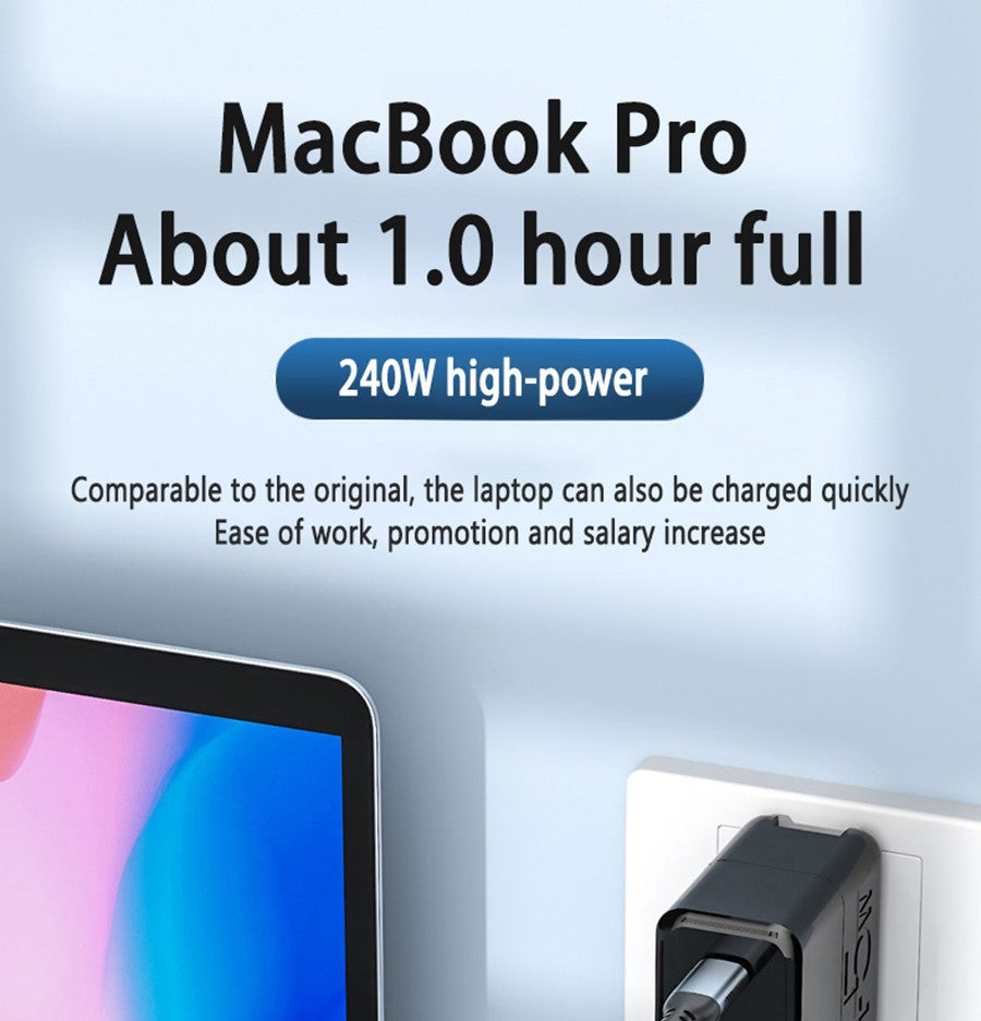 Cable de Carga Ultra Rápida UGOURD PD240W Tipo USB C, Cable Cargador Tipo C de 100W para iPhone 15, Xiaomi, MacBook Pro con Chip E-Marker