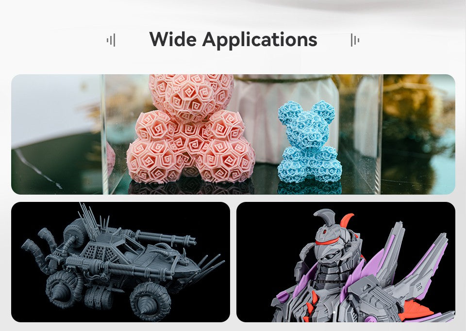 Resina para Impresora 3D Tipo ABS de ELEGOO, Resina de Fotopolimerización Estándar Tipo ABS de 405nm para Impresión 3D LCD, 1000g