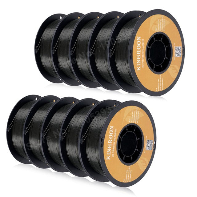 Filamento PLA KINGROON de 1.75mm, 5/10KG, Plástico PLA para Impresora 3D, Estándar 1kg/rollo, Filamentos para Impresión 3D, Colores Mixtos, Envío Local