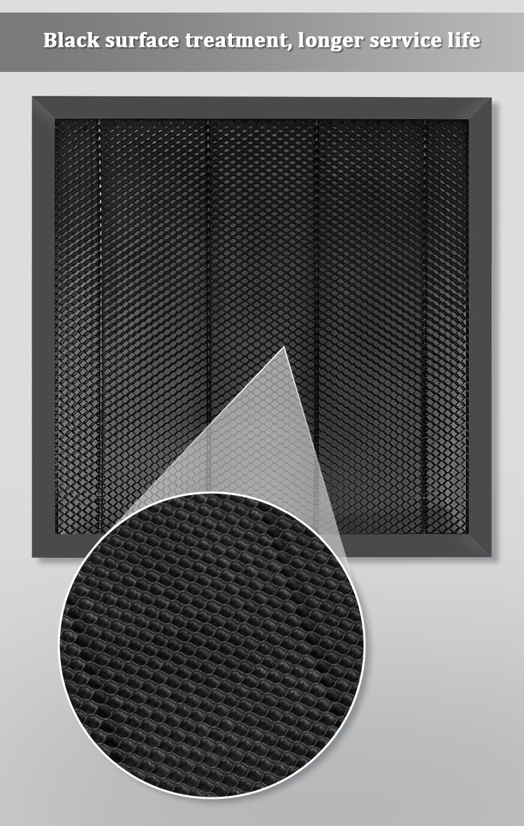 Mesa de trabajo de panal para máquina cortadora de CO2/grabador láser TTS TS2 tablero de panal 400x4 0/430x400mm pieza de equipo láser