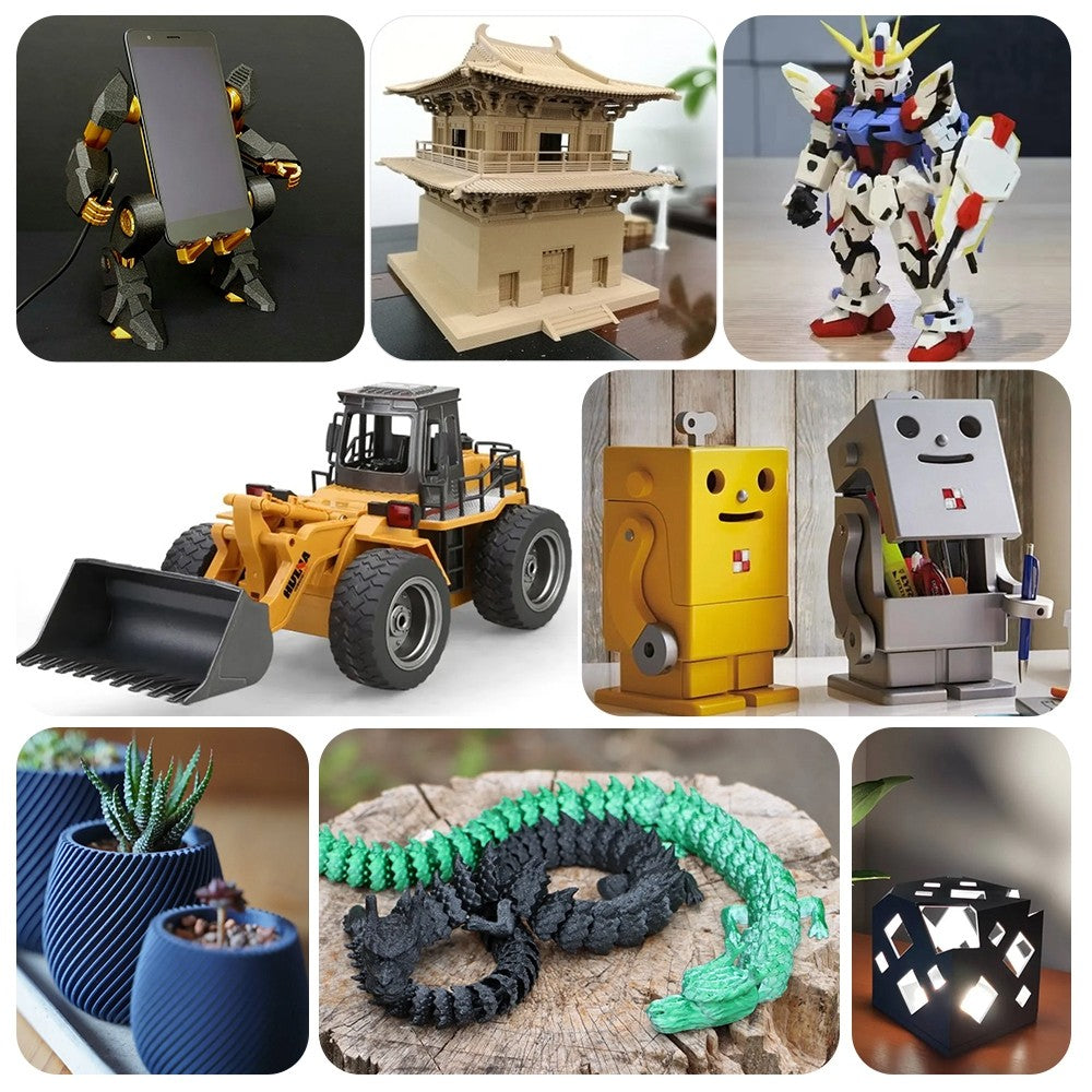 Filamento PLA KINGROON de 1.75mm, 5/10KG, Plástico PLA para Impresora 3D, Estándar 1kg/rollo, Filamentos para Impresión 3D, Colores Mixtos, Envío Local