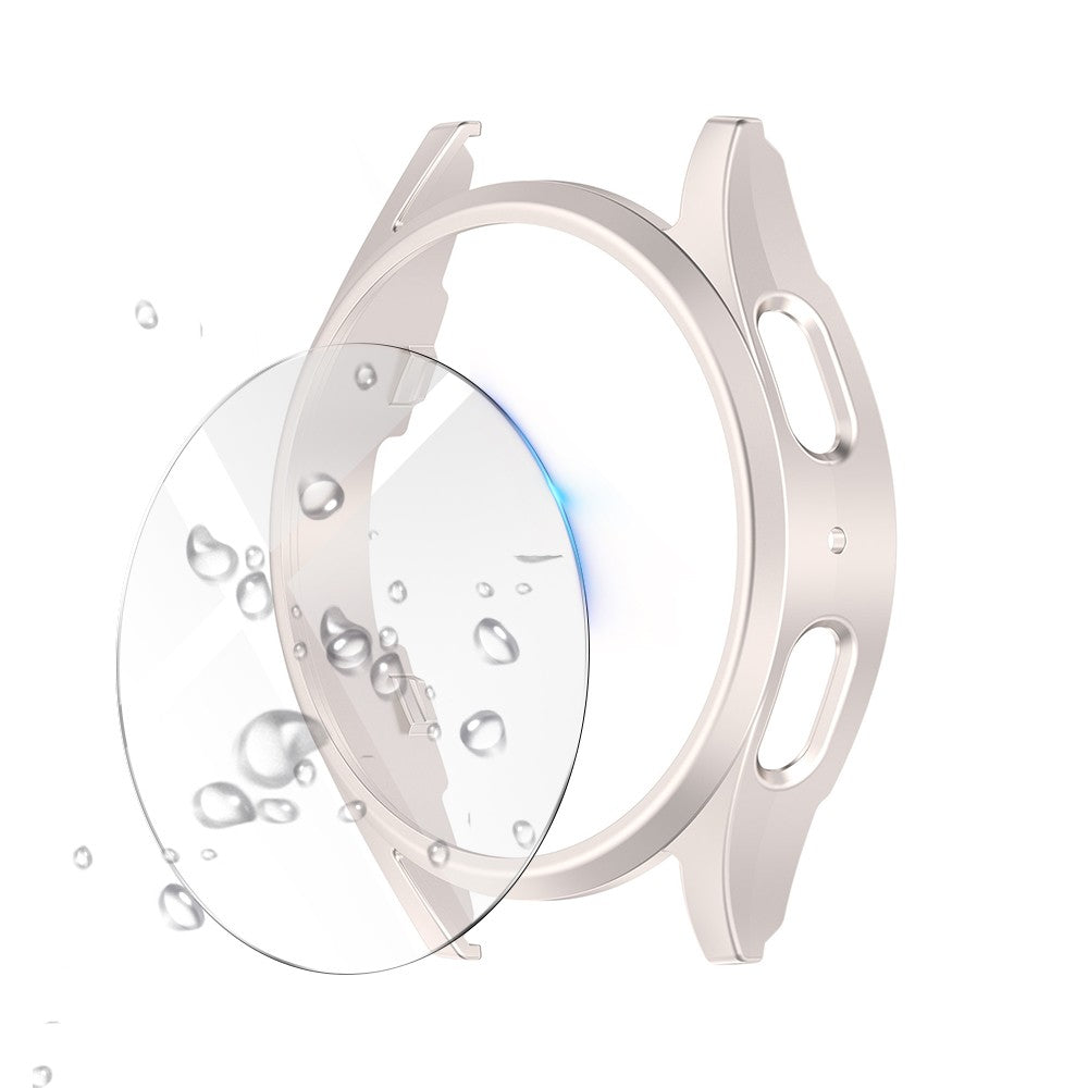 Vidrio y funda para Samsung Galaxy Watch 7, Protector de pantalla de 40mm/44mm, vidrio templado y PC duro, cubierta protectora de parachoques, juego de accesorios
