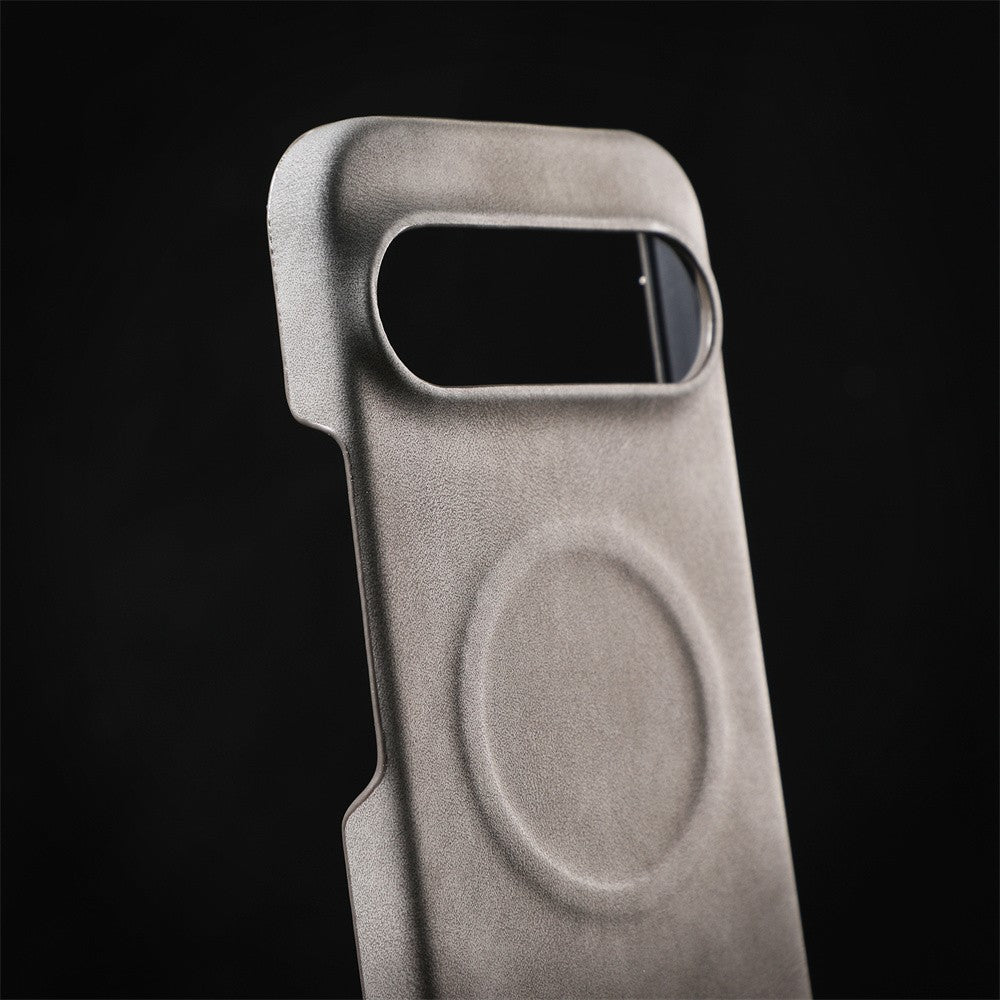 Funda de teléfono magnética de piel de oveja de lujo para Google Pixel 10 9 8 7 Pro XL 8A 7A cubierta sólida dura mate de negocios a prueba de golpes