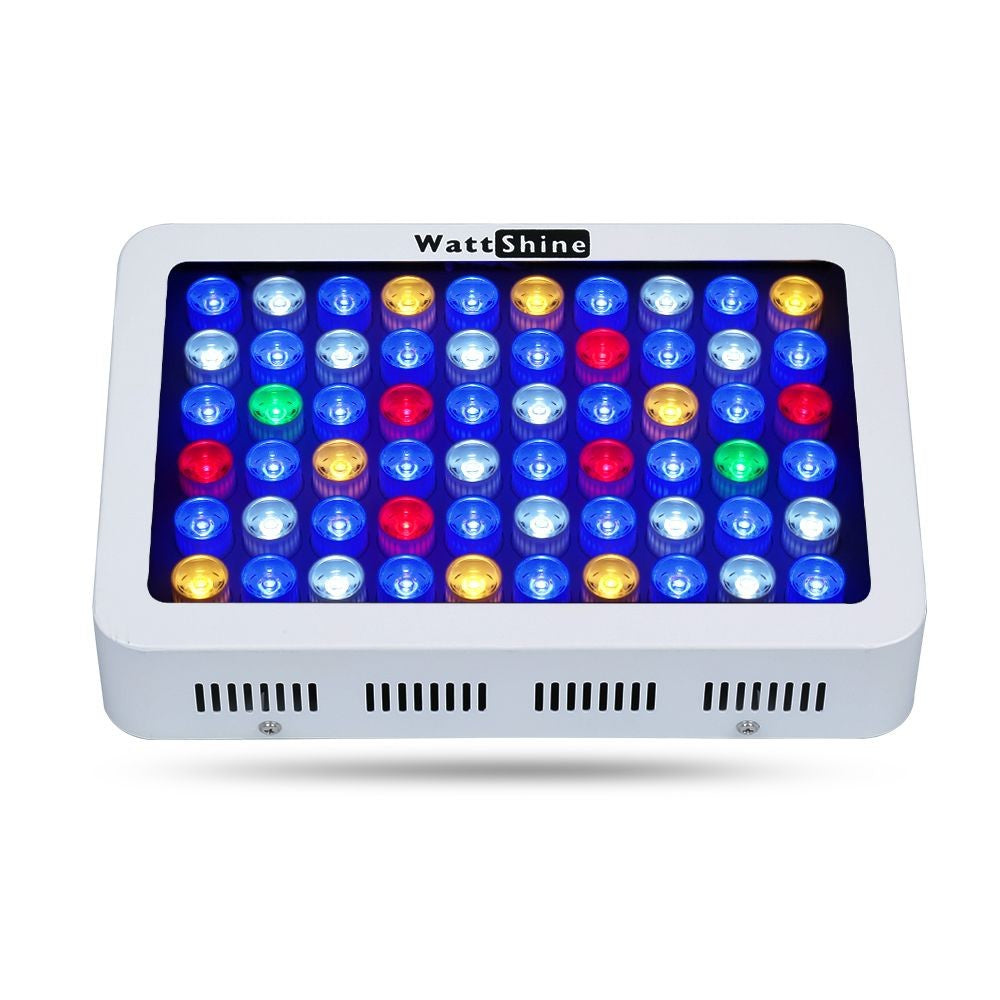 Atenuador de luz Led regulable para acuario, luces para tanque Fsih, 180W, lámpara para pecera de arrecife marino, decoración para peceras y acuarios