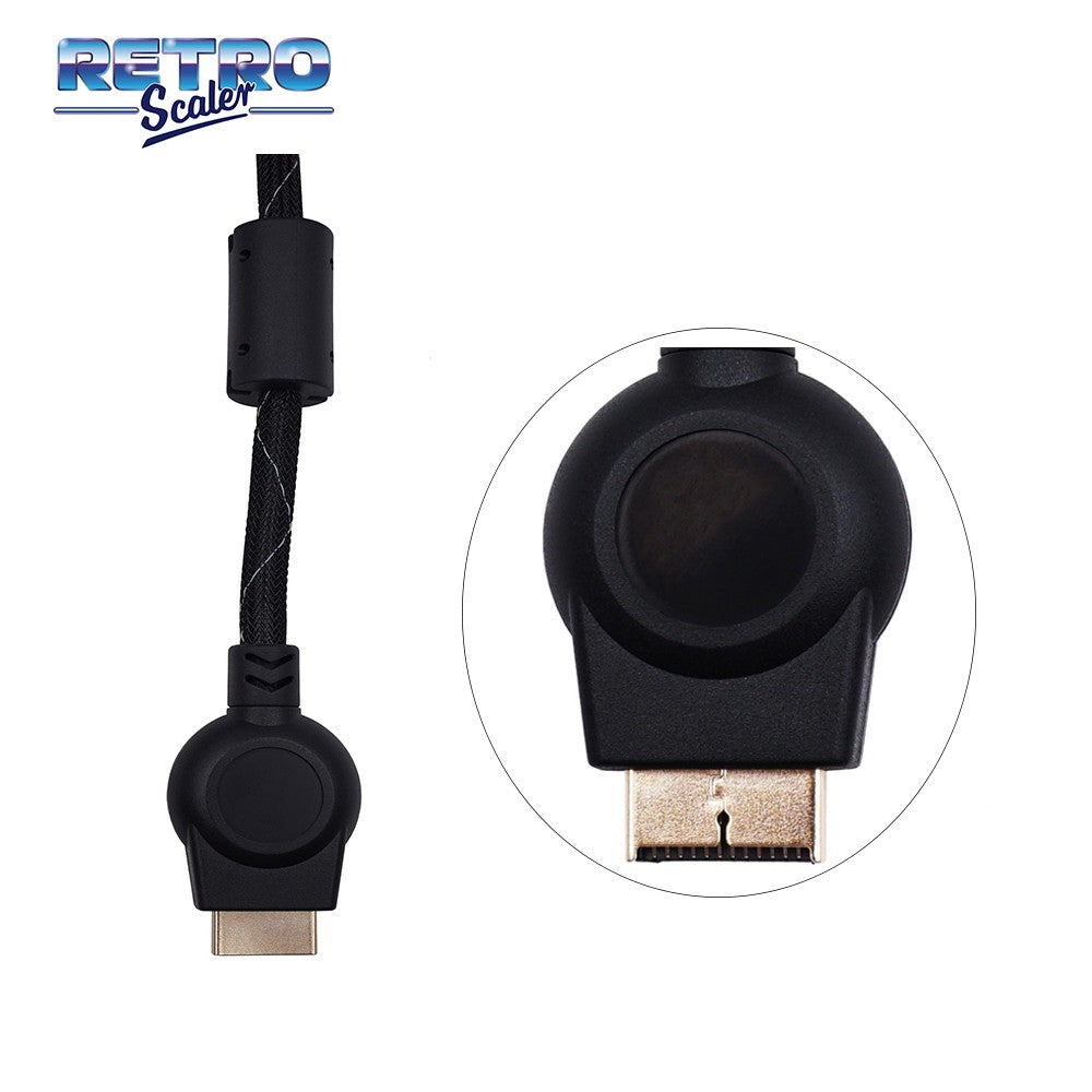 El cable componente RetroScaler de 1,8 m PS2/PS3 proporciona el vídeo y sonido más afilados para la consola de juegos Sony PlayStation 2/3
