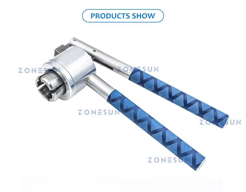 ZONESUN ZS-PBC1 15mm botella de Perfume Manual de acero inoxidable Vial en aerosol engarzadora tapado Manual herramienta de tapado de sello