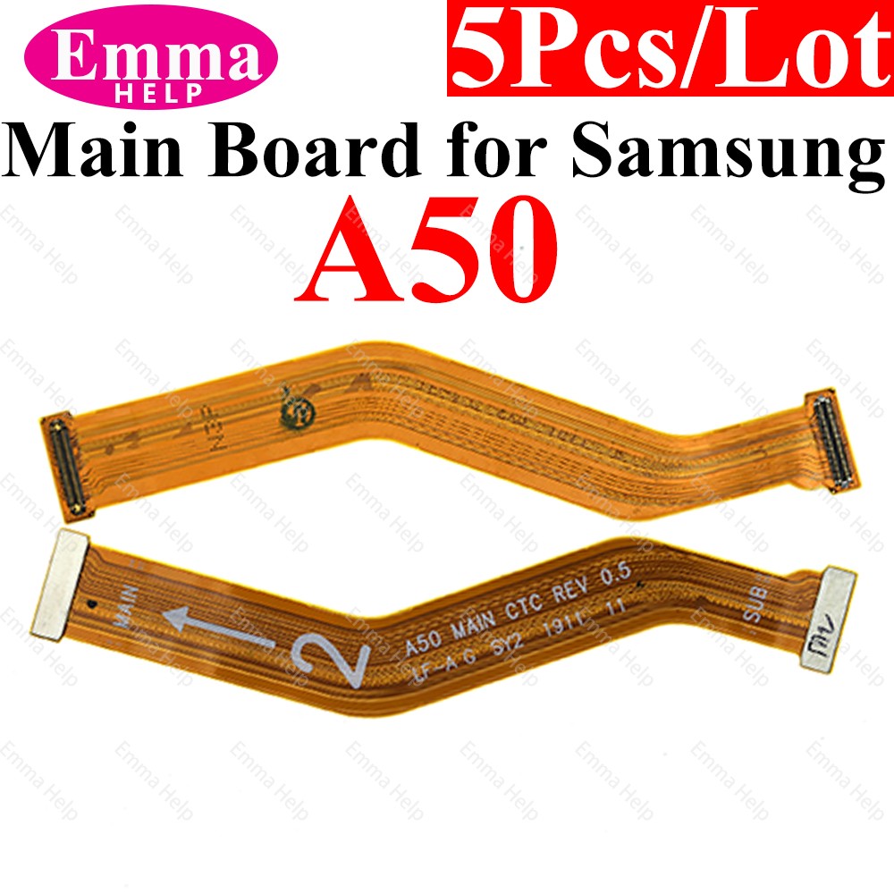 Cable flexible de placa base de 5 uds para M12 M14 M15 M16 para Samsung Galaxy A21S A31 A51 A71 A50 A40 A30 A20S A10 A10S