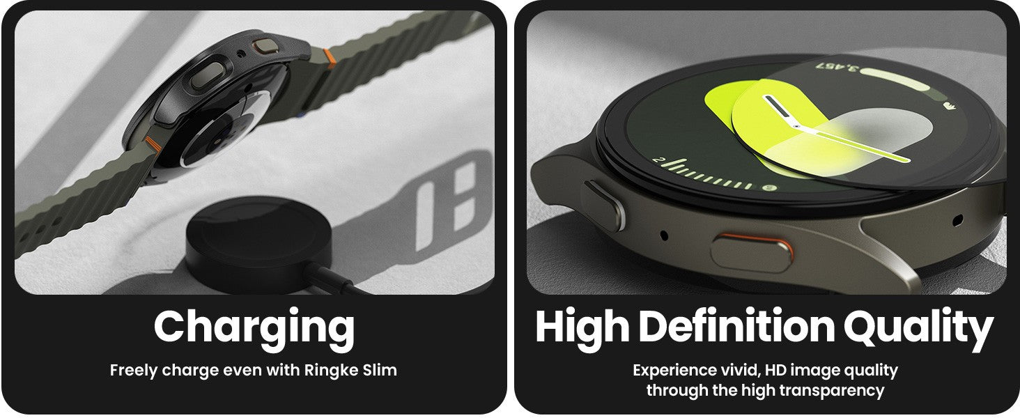 Vidrio y funda para Samsung Galaxy Watch 7, Protector de pantalla de 40mm/44mm, vidrio templado y PC duro, cubierta protectora de parachoques, juego de accesorios