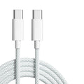 60W 6A USB tipo C a tipo C Cable línea de datos para Iphone 15 16 Samsung Xiaomi carga rápida USB C a C Cable tipo C cargador de datos