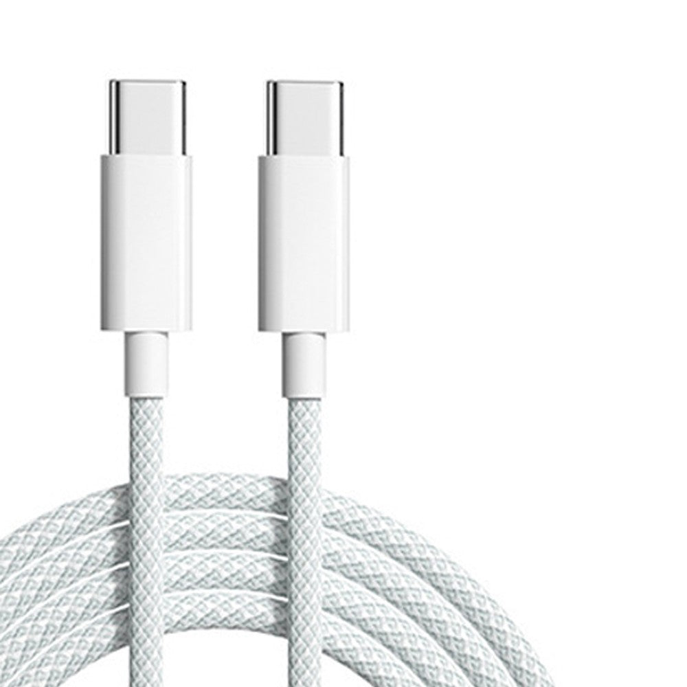 60W 6A USB tipo C a tipo C Cable línea de datos para Iphone 15 16 Samsung Xiaomi carga rápida USB C a C Cable tipo C cargador de datos