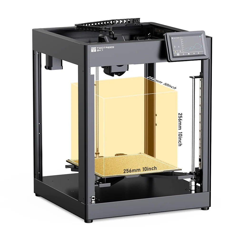 TwoTrees SK1 700 mm/s Klipper impresora 3D CoreXY con pantalla táctil a Color de nivelación automática impresión de alta velocidad impresora 3D FDM