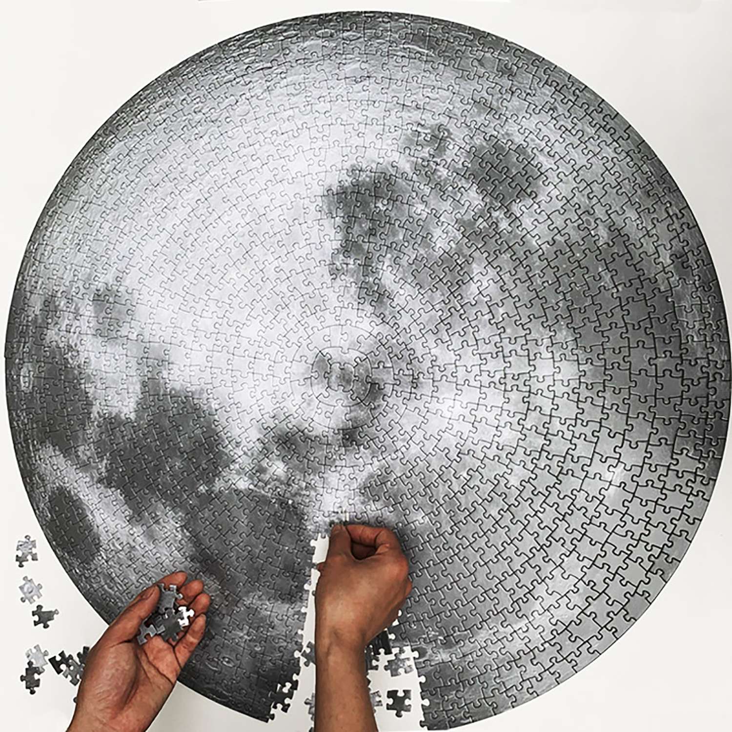 1000 piezas de rompecabezas de tierra y luna, rompecabezas plano de alta dificultad, juguetes interactivos de rompecabezas de ejercicio