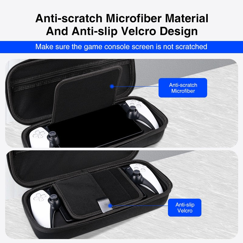 Bolsa protectora para consola de juegos portátil, carcasa dura EVA a prueba de golpes para Sony PlayStation Portal