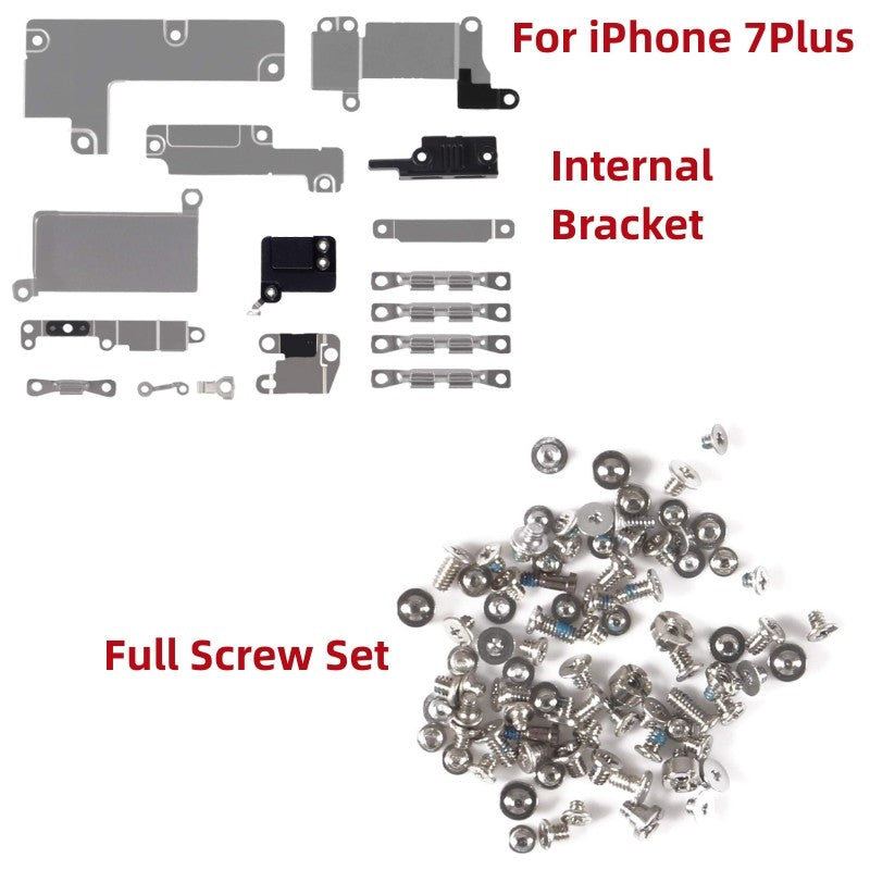 Piezas de repuesto de soporte interno y juego completo de tornillos para iPhone 7 7Plus 8 8Plus X XR XSMAX 11 11PRO MAX 12 12PRO MAX 12Mini