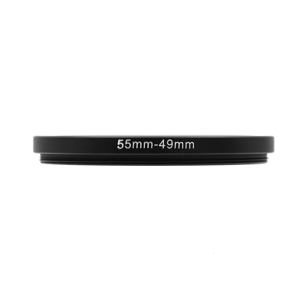 Anillo adaptador de filtro de lente de cámara, anillo elevador o abajo de Metal para lente de 55mm-43 46 49 52 58 62 67 72 77 82mm UV ND CPL parasol
