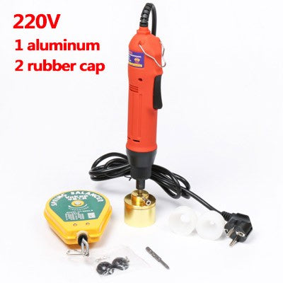 ZONESUN-Máquina Manual de tapado de botellas, sellador de tapas de rosca de 10-30MM
