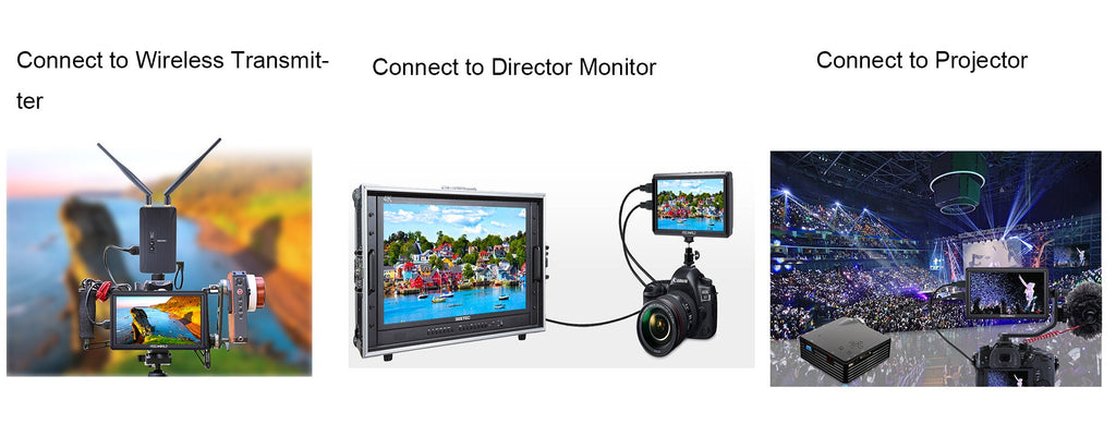 FEELWORLD FW568 V3 6 pulgadas 3D LUT DSLR cámara Monitor de campo IPS Full HD192