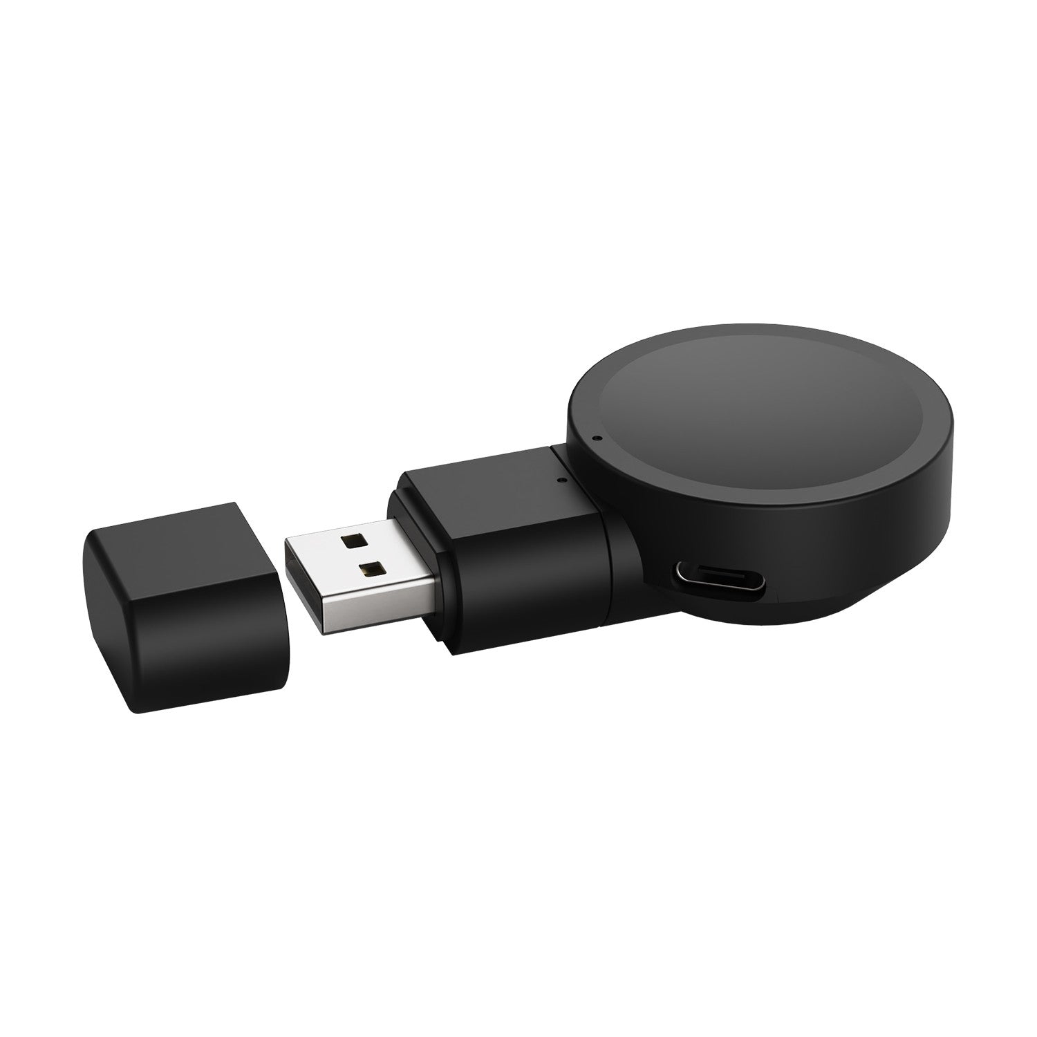 Base de carga para reloj de bolsillo, soporte de carga con puerto USB inalámbrico portátil para Samsung Galaxy Watch 7 6 5 4 44mm 40mm Watch 3 Active 2