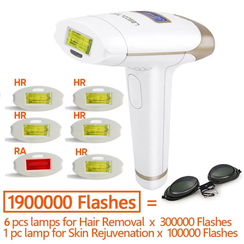 Lescolton-depiladora láser T009i para el hogar, máquina de depilación permanente IPL con 1000000 Flashes, pantalla LCD, recortadora de Bikini eléctrica