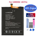 Batería Original A 9 PRO de 4150mAh para UMI Umidigi A9 PRO A9PRO, baterías para teléfonos móviles de alta calidad + herramientas en stock