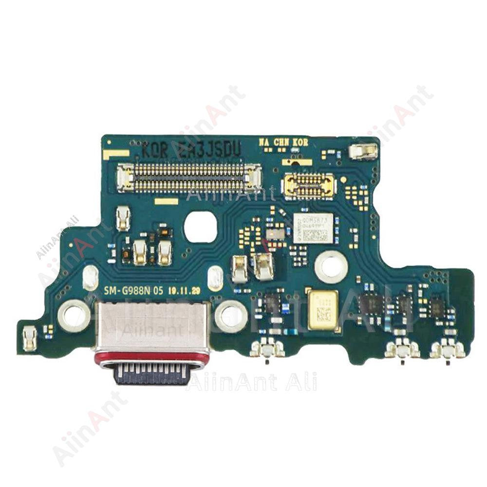 AiinAnt conector de placa de cargador USB, puerto de carga, Cable flexible, base Original For Samsung Galaxy S20 Ultra Plus FE S20 + G988B G988U G986B G986U G981B G981U G781B G780F G988N G986N G981N