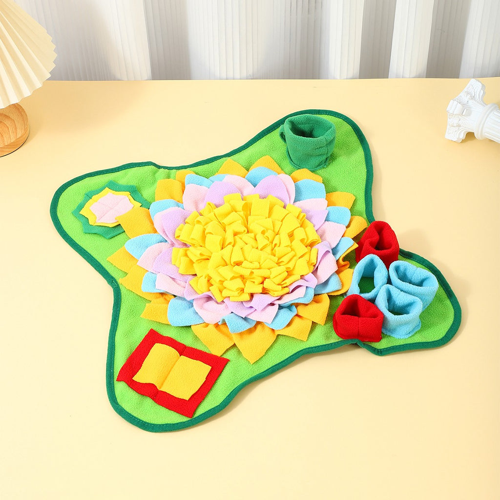 Buena calidad Estera de snuffle para mascotas para perros, rompecabezas de alimentación interactivo para comodidad y suavidad del aburrimiento