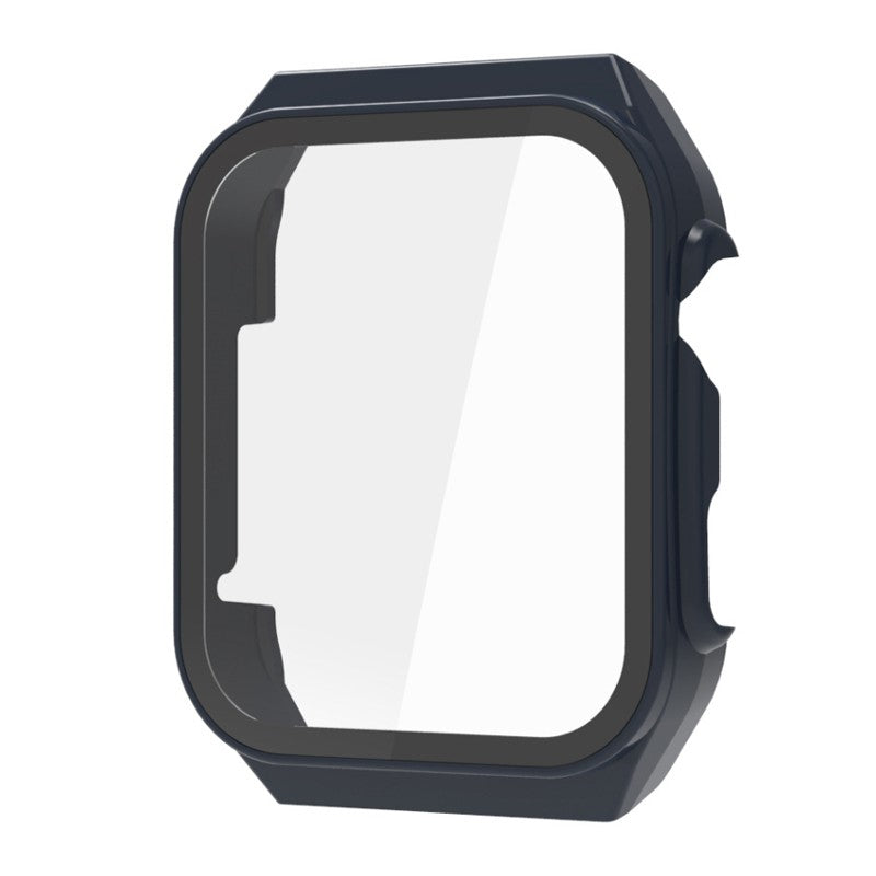 Carcasa de borde duro, película protectora de vidrio para pantalla, marco de reloj inteligente, funda protectora para reloj inteligente Haylou S8, accesorios