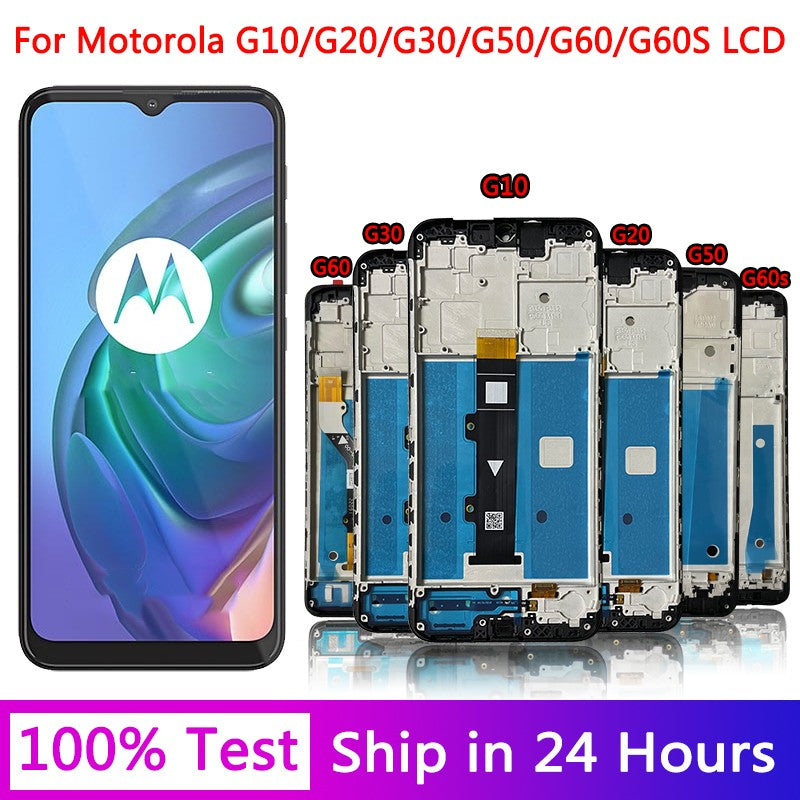 Pantalla OEM Serie G para Motorola Moto G10 G20 G30 G50 5G G60 G60S G100, Pantalla LCD Táctil Digitalizadora de Repuesto