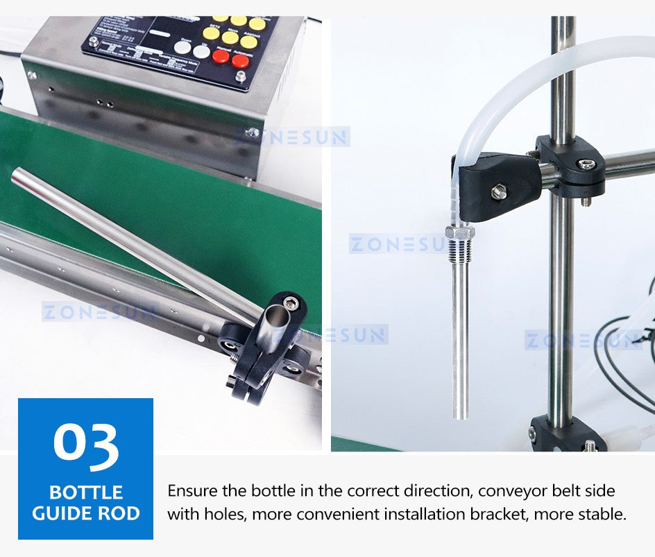 ZONESUN-filtro de aceite de Perfume automático, botella de agua para bebidas, máquina de llenado de líquidos resistente al calor de alta precisión, ZS-DPYT1500